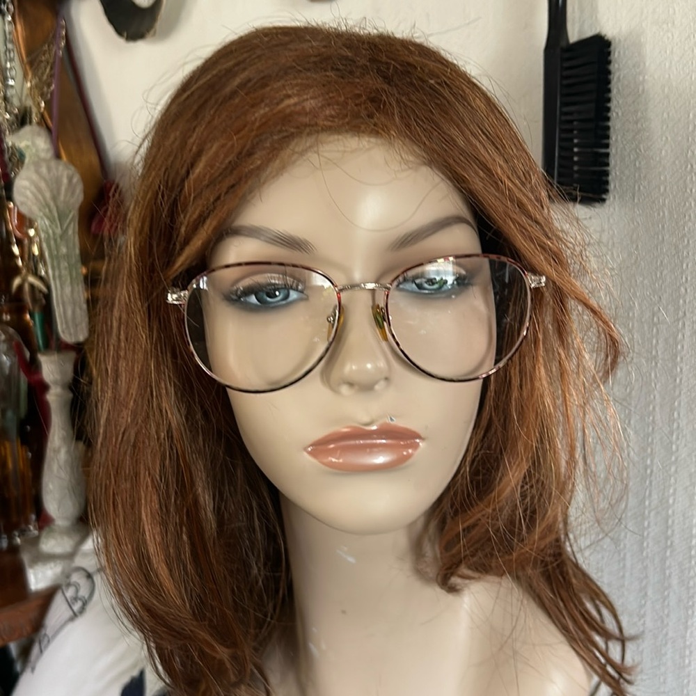 Vintage 80’s Gold Tortoise Shell Round Frame Glasses